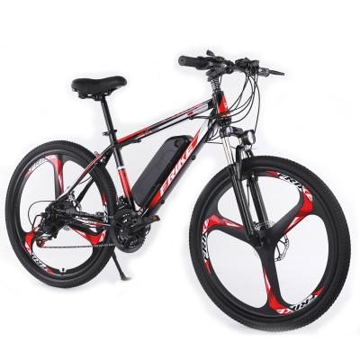 China Chinese factory outlet high carbon steel electric bicycle lithium steel mountain 26/27.5/29 inches for sale