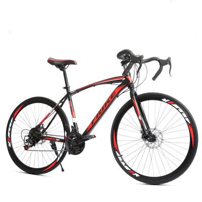 China Hot Sale Factory Sale Bicycle Disc Brake Aluminum Alloy Rim 21 Speed ​​Road Bike Carbon 700*23C Steel for sale