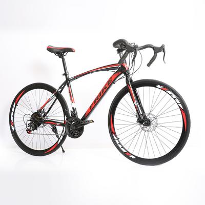 China new hot sales bike 700c steel road bicycle high carbon steel bicycle frike disc brake roadster bicycle for sale