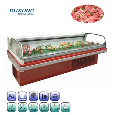 China Single-temperature Supermarket Equipment Refrigerated Fish Display Freezer Bread Display Showcase Personalized Goods for sale