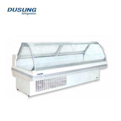 China Single-Temperature Counter Fast Food Counter Fast Food Counter Glass Display Cabinet for sale