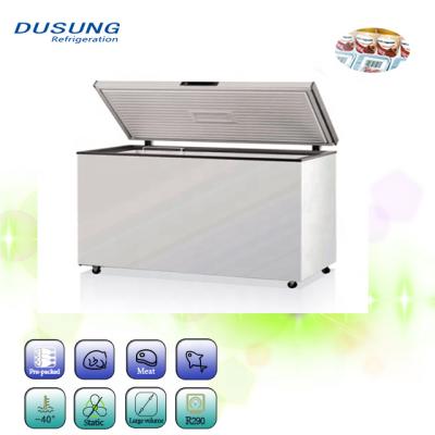 China Low Noise Single-Temperature Solid Door Fridge Freezer Deep Chest for sale