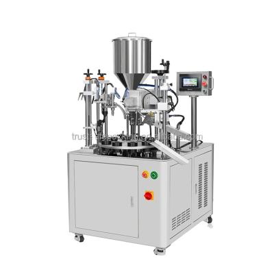 China TS006 Chemical Semi-automatic Single Head Single Head Tube Filling And Sealing Machine For Cosmetic for sale