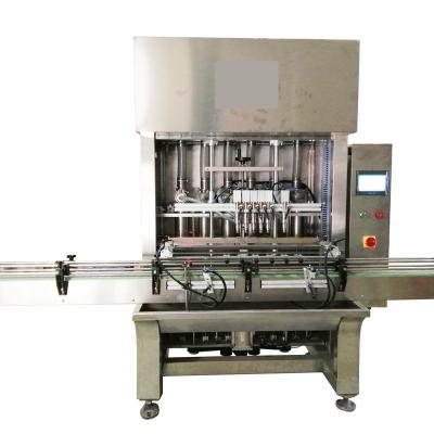 China TS-SF6 6 Heads Food Glass Soap Cleaner High Viscosity Glass Soap Disinfectant Liquid Disinfectant Piston Filling Machine for sale