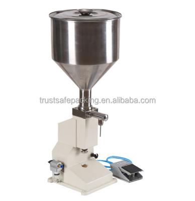 China A02 5-50ml Manual Cosmetic Food Paste Cream Filling Machine for sale