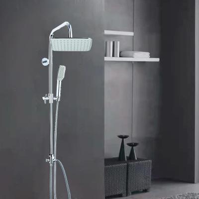 China Without Switch USA Standard 304 Stainless Steel Bathroom Shower Set With Shower Hose Hand Shower for sale