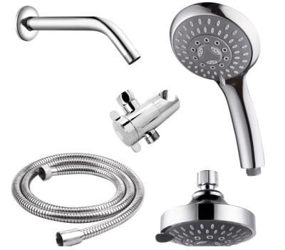 China Without Dispenser Hot Sale Stainless Steel Luxury Bath Rainfall Shower Set With Shower Hose Hand Shower for sale