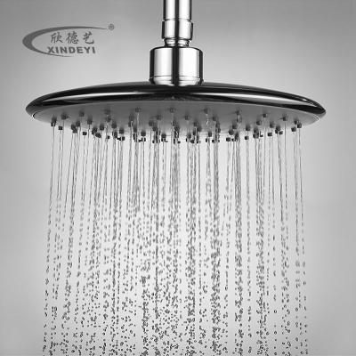 China 8 inch ABS plastic single function bathroom ceiling overhead shower head for sale