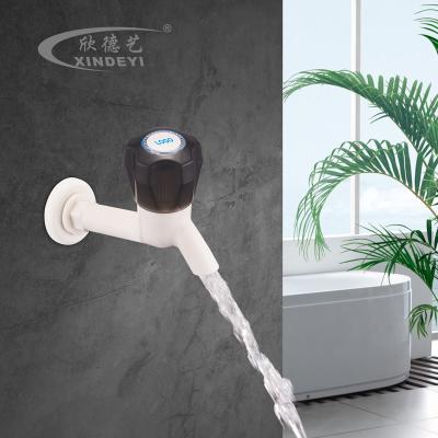 China Professional Thermostatic Faucets Wuality ABS Plastic Water Tap White Brown Color For Bathroom for sale