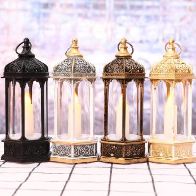 China Plastic Wholesale Gifts Window Garden Decoration Candle Wind Religious Christmas Lanterns for sale