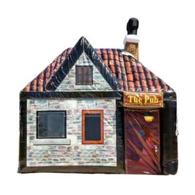 China Amazon New Design Christmas Nylon Hot Selling High Quality Inflatable House for sale