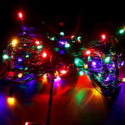 China Bright Colored PVC Christmas Tree 10m LED Small String Decoration Flash Lights for sale