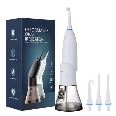 China Outdoor Cordless Water Flosser for Teeth Cleaner 4 Modes Portable Oral Irrigator for Teeth, Braces, Dental Care with 3 Tips for sale