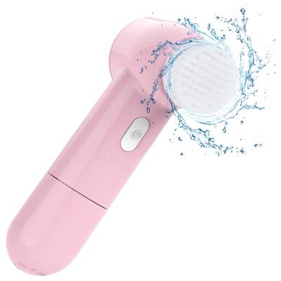 China Exfoliators CE ROHS FCC ABOEL Electric Face Scrubber Facial Waterproof Rotation High Quality Customized Deep Cleansing Facial Brush for sale