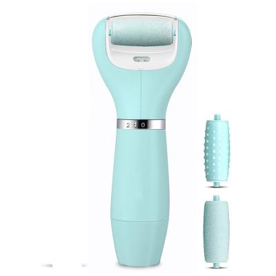 China Professional Rechargeable Electric Callus Remover Roller Heads Pedicure Foot Folder Callus Remover for sale