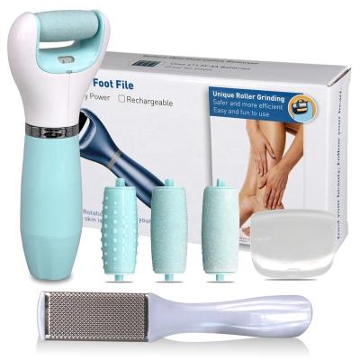 China High Quality Electric Foot Callus Removers Rechargeable Portable ABS Foot Folder Electronic Pedicure Tools Electric Pedicure Kit 190*75*46mm 142g for sale