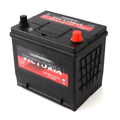 China High Quality Maintenance Free Car Engine Starter N60 55D23 12v 60ah Lead Acid Car Starting Auto Battery for sale