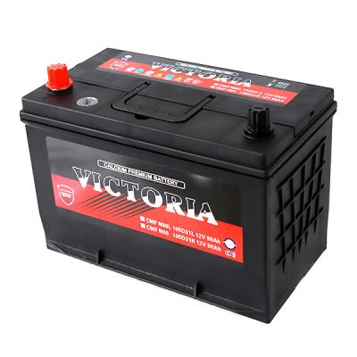 China High Quality Maintenance Free Car Engine Starter 105D31L 12v 90ah Lead Acid Car Starting Auto Battery for sale