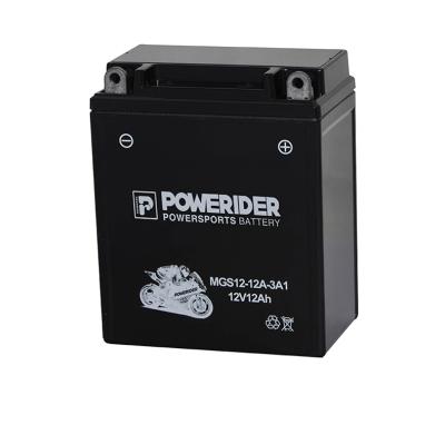 China Motorcycle Starter Battery 12V 12Ah YB12AL-A Maintenance Free Lead Acid Battery For Harley for sale