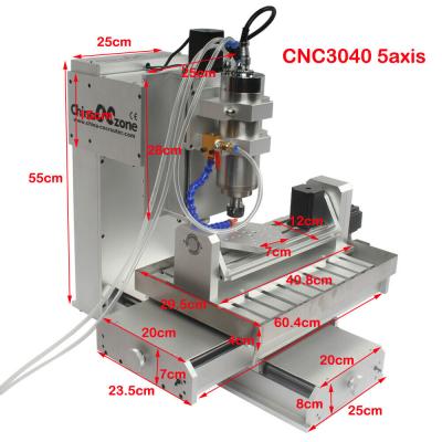 China 300x400x(150)mm Styrofoam Machine Mesin 3040 Mach 5 Axis CNC 2200W for sale