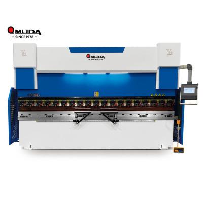 China Hotels AMUDA 110T-3200 CNC Hydraulic Press Brake Machine with ESA S630 4+1axis for sale