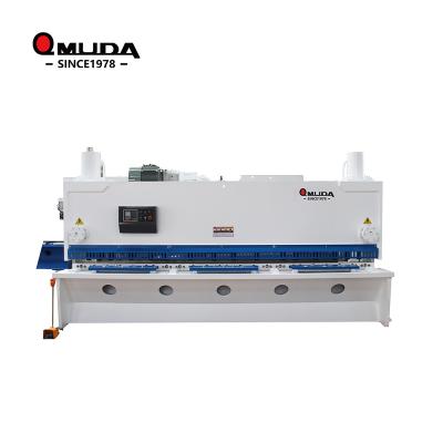 China Reasonable Prices 4X4000 Hydraulics Industrial Guillotine Cutting Metal Shear Machine With ESTUN E21s for sale