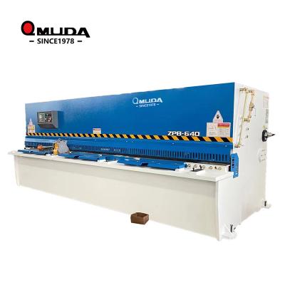 China Industrial Hydraulic Swing Beam Cutting AMUDA 4X2500 Metal Shear Machine with MD11 for Sale for sale