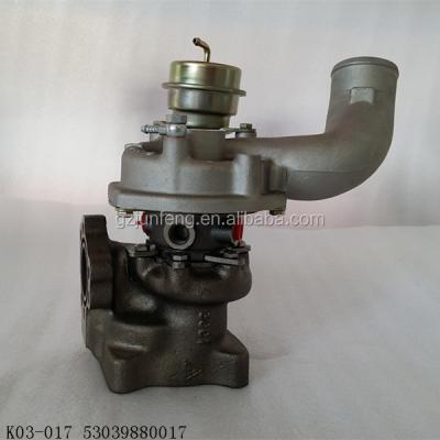 China Right side K03-017 turbo 53039880017 twin turbo charger 53037100509 FOR Audi A6 T (C5) with AJK, ARE, BES, AGB engine parts standard for sale