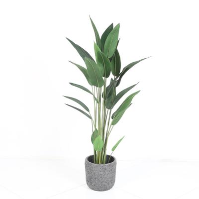 China Environmentally Friendly Hot Selling Canna Tree Artificial Potted Bonsai Tree Home Decoration for sale