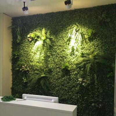 China Environmentally Friendly Vertical Indoor Plastic Outdoor Green Wall Plant Panels Artificial Grass Wall For Mall Event Home Decor for sale