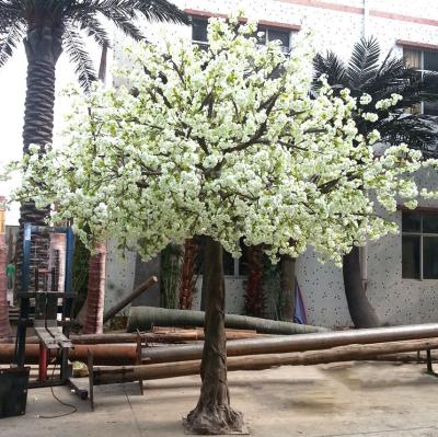 China Cherry Blossom Trees Pink Fake Sakura Flower Tree White Cherry Blossom Environment Friendly Artificial Tree Mall Indoor Outdoor Cafe for sale