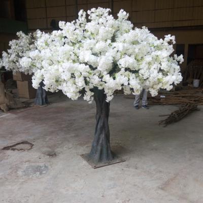 China Eco-Friendly Fake Small Tree Cherry Tree For Salon Hotel Artificial Large Flower Cherry Blossom Trees Fake Pink for sale