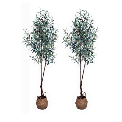 China Indor Decoration Customized Artificial Potted Tree Artificial Plants for sale