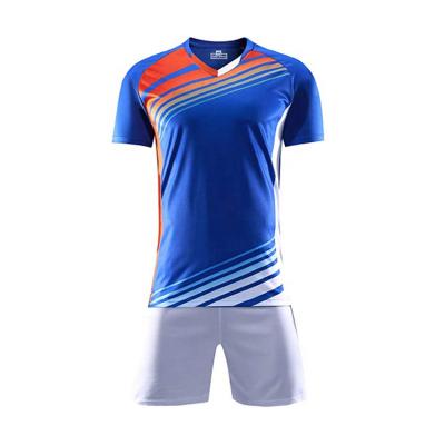 China Sets Mens Soccer Jersey And Shorts Set Youth Sports Team Training Uniforms Athletic Shirt Shorts for sale