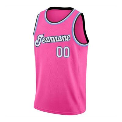 China Custom Round Neck Anti-UV Rib-Knit Embroidered Basketball Tank Top for sale