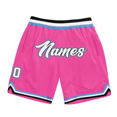 China Wholesale High Quality Anti-UV Wholesale Embroidered Breathable Mesh Basketball Shorts Quick Dry Men for sale