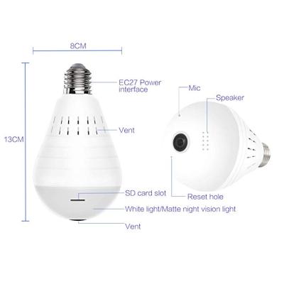 China NIGHT VISION Bulb Camera 960P WiFi Wireless IP Cam LED Indoor Outdoor Home Surveillance Videos for sale