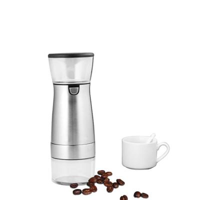 China Electric Stainless Steel Coffee Grinder USB Rechargeable Coffee Bean Grinder Portable Mini Coffee Grinder Outdoor for Nuts Beans for sale