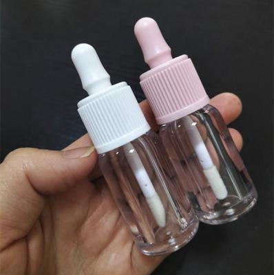 China 2022 Pale Pink Cosmetic Empty White Lip Gloss Ink Cute Packaging Milk Bottle Shaped Lip Gloss Containers Tube With 3ml Brush For Kids for sale