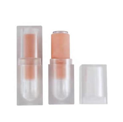 China Luxury Empty Matte Lip Balm Tube Cosmetic Container Lipstick Square Gel Stock Cosmetic Case for sale