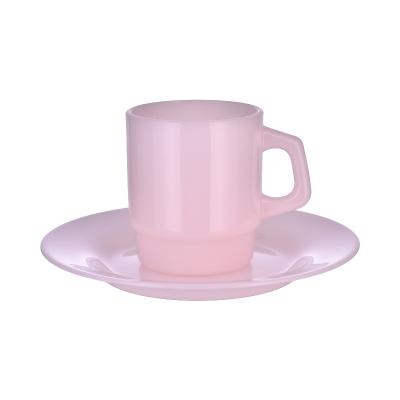 China 230/400ml Viable 7/8 Inch Factory Original Heating Coffee Gift Mug Cup And Dishes Portable Set for sale