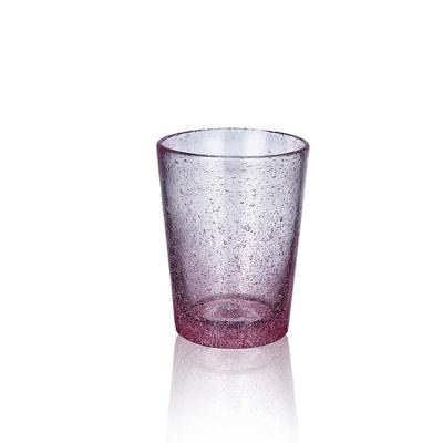 China 8oz 260ml Crystal Coke Glassware Round Bubble Creative Reusable Attractive Handmade Drinking Glass Cup For Soda Water Juice Beer for sale