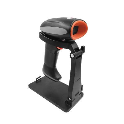 China Quick Scan USB 1D 2D QR Code Wireless Handheld Barcode Scanner with Stand for sale