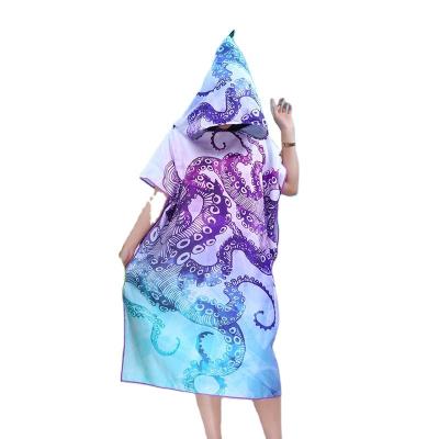 China Adult Towel Festival Poncho Rain Poncho Blue QUICK DRY Custom Waterproof Bike for sale