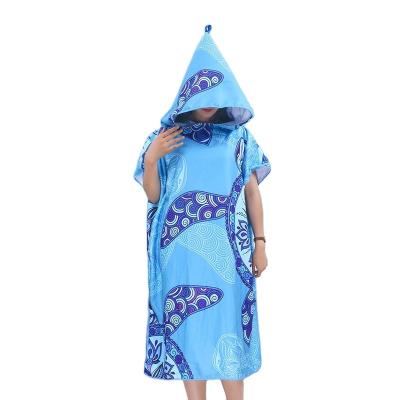 China Poncho Towel For Adults Adult Poncho Family Pack QUICK DRY Towel Surf Poncho for sale