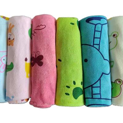 China 2021 Sale Children's Polyester Microfiber Bath Towel 100% Hot Safe For Kids for sale