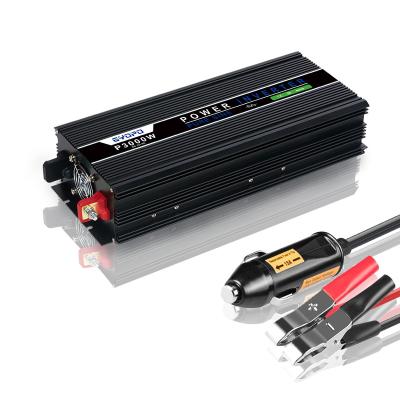 China 3000W Pure Sine Wave Power Inverter Inverter 24V to 110V 3000W Peak Power Converter for RV Trucks Boats and Emergency 48X23.5X15.5CM for sale