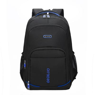 China Fashion Double Zippers Adjustable Straps Waterproof School Laptop Backpack Bag Custom Logo Metal Waterproof for sale