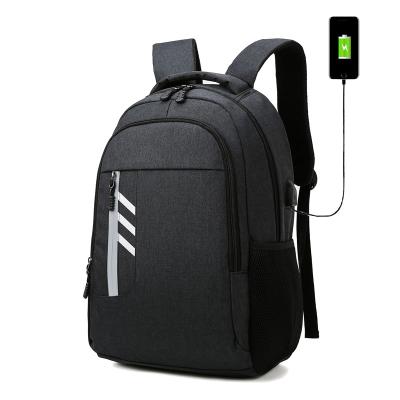 China 2019 newest waterproof fashionable nylon fabric usb port leisure laptop backpack waterproof filling bag for men for sale