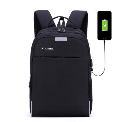 China Anti Theft Customized Your Logo Yarn High Quality Hemp Universal Lightweight Customized Anti Thief Softback Backpack With USB Port for sale